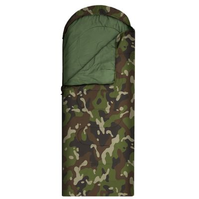Adult Camouflage Travel Sleeping Bag Warm Winter Cotton Sleeping Bag Thickened (1 Pcs)