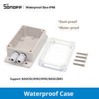 ITEAD SONOFF IP66 กล่องกันน้ำกันฝุ่นเคสกันน้ำ, รองรับ Sonoff BASICR2/RFR2/RFR3/BASICZBR3 สำหรับไฟสวนกลางแจ้งไฟต้นคริสต์มาส