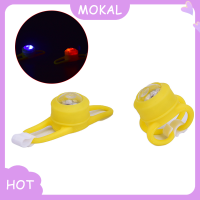 MOKA01 จักรยานที่มีสีสันขนาดเล็กสีเหลือง LED แหวนไฟจักรยาน Bell Road BIKE Accessories