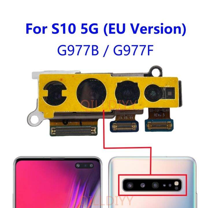 กล้องวิดีโอด้านหน้าหลักดั้งเดิมสําหรับ-samsung-galaxy-s10-5g-g977b-g977f-eu-version-กล้องด้านหลังด้านหลัง-flex-cable-parts-replacement