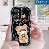 Dienya เคสสำหรับ Infinix เคสเนื้อครีมลายหมีเชอร์รี่,เคสนิ่มกันกระแทก20 20i ร้อน20 Play ร้อน30 30i ร้อน30ฝาครอบป้องกันเลนส์กล้องถ่ายรูปป้องกันการตกหล่นเจล TPU