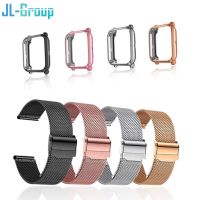 20mm Strap For Amazfit Bip S Lite GTS 3 2 Mini Band With Case Metal Bracelet Amazfit Bip Film Screen Protector Watchband Screen Protectors