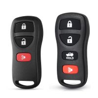 lujie 3/4 Buttons Remote Control Key Shell Car Case For Nissan Quest Tiida Livina X-Trail Paladin 2004 2005 2006