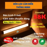 Đèn Cảm Biến, Đèn Led Cảm Ứng Chuyển Động Thông Minh Gắn Tủ Quần Áo Hành