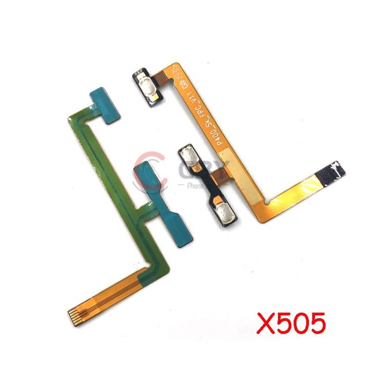 【☄New Arrival☄】 anlei3 สำหรับแท็บ Lenovo M10 Tb-X505f Tb X505m Tb-X505l X505ปุ่มเปิดปิดปุ่มปรับระดับเสียงสายเคเบิลงอได้กุญแจปุ่มด้านข้าง