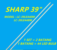 ใหม่2ชิ้น/เซ็ต LC-39LE440M / LC-39LE448M คม39 "ไฟเรืองแสงทีวี LED/LAMPU ทีวี (คลังสินค้าพร้อม) LC-39LE440 LC-39LE448