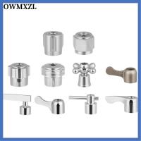 OWMXZL 1Pcs สากล แกน Handwheel มือจับสวิตช์ Faucet Faucet Handle รางน้ำขนาดเล็ก ที่จับอ่างล้างหน้า วาล์วสามเหลี่ยม