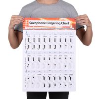 Saxophone Fingering Chart Musical Instrument Practice Accessories