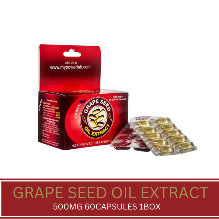 power lab grapeseed oil extract 500mg Lazada PH