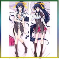 60x180 ซม. อะนิเมะ Dakimakura Himejima Akeno ปลอกหมอนอิงกอดปลอกหมอนสองด้านโรงเรียนมัธยม DxD ปลอกหมอน