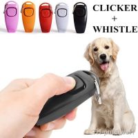 2 In 1 Dog Clicker Training Whistle Trainer Stop Barking Aid with Supplies