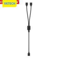 Vktech ตัวแยก ArBB,ขั้วต่อ3PIN 5V มาเธอร์บอร์ด1ถึง2/3/4การซิงโครไนซ์สายพ่วง30ซม. ทนแรงดึงสำหรับแชสซีคอมพิวเตอร์