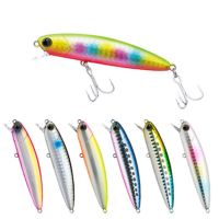 SCHEME 7 สี Pesca Issen เหยื่อสตรีมจม Minnow Lures เบ็ดตกปลา ล่อหล่อยาว Minnow เหยื่อ