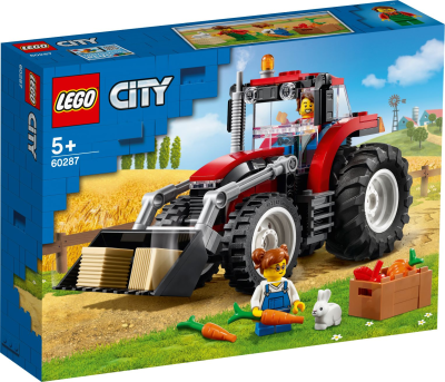 ชุดตัวต่อเลโก้ ของเล่นเสริมทักษะ ชุดของขวัญ ชุดของรางวัล สินค้าแท้ LEGO City Great Vehicles 60287 Tractor (144 Pieces) Building Toy Toys For Kids Building Blocks Tractor Toy Farm Playset