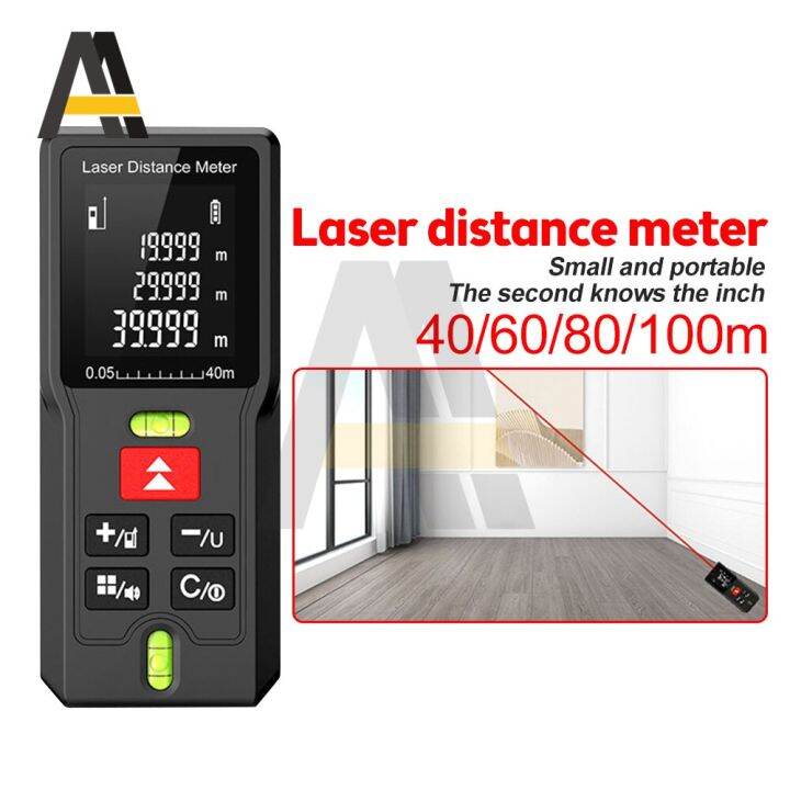 Laser Profesional Distance Meter 40m 60m 80m 100m Laser Rangefinder Digital Electronic Measures