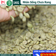 1kg cà phê nhân sống chưa rang dòng ARABICA - xuất xứ Đà Lạt