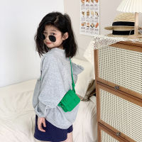 Candy Color Mini Kids Handbags PU Crossbody Bags For Little Girls Baby Korean Children Shoulder Bags Tote Bags Small Coin Pursehot