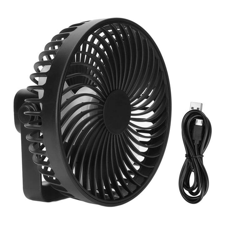 Camping Fan USB ชาร์จ 1800 ถึง 3800 RPM 4W ติดผนังเต็นท์พัดลม 4 ความ