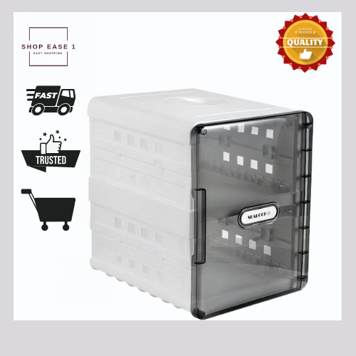 2 layer Collapsible Shoe Plastic Display Shelf Storage boxes Container