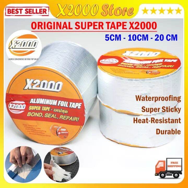 (Authentic) SUPER STRONG X2000 Aluminum Foil Tape , X2000 Duct Tape