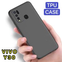 Case TPU เคสวีโว่ VIVO Y30 เคสซิลิโคน เคสนิ่ม สวยและบางมาก เคสสีดํา เคสมือถือ สินค้าพร้อมส่งจากไทย