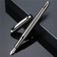 1PC High Quality Fountain Pen Luxury Business Writing Signing Calligraphy Ink Nib Pens Gift Box Office Stationary Supplies 03924