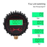 เกจวัดความดันลมยางดิจิตอล0-250 Psi 1/4 "พร้อมไฟฉายสำหรับรถรถบรรทุกยานพาหนะจักรยานยางรถจักรยานยนต์มาตรวัดลม S21 19