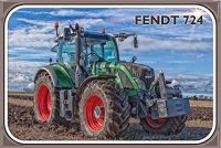 วินเทจรถแทรกเตอร์ Fendt โลหะดีบุกเข้าสู่ระบบสำหรับตกแต่งผนังด้วยการออกแบบย้อนยุคที่สมบูรณ์แบบสำหรับบ้านไร่และประเทศตกแต่งบ้าน