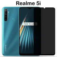 ฟิล์มกันเสือก ฟิล์มกระจกเต็มจอ For Realme 5 5i 5S Tempered Glass Privacy Screen ฟิล์มกระจกนิรภัย ป้องกันการแอบมอง