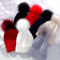 [NEW] Men 39;s and Women 39;s Children 39;s Hats Winter Thick Knitted Woolen Caps Cute Woolen Ball Caps Pupils Woolen Caps