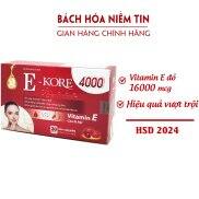 Vitamin E Kore 4000 Cao lô hội- Giúp giảm lão hóa, cấp ẩm da, da sáng mịn