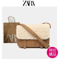 Zaratio บ้านหญิงกระเป๋า Maomao กระเป๋า Lambs Wool 2022ใหม่ฤดูหนาว Messenger กระเป๋าไหล่ Aslant Plush กระเป๋า