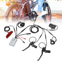 ชุดแปลงจักรยานไฟฟ้าหน่วยความจำเกียร์ปรับแต่งได้ Universal Electric Bike Controller เชื่อถือได้ด้วย 130X Thumb Throttle สำหรับมอเตอร์ 36V/48V 250W