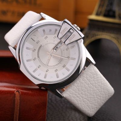 【Hot seller】 [Junyu Product] Fashion Male Student Ladies Female Week Date Non-mechanical Leather