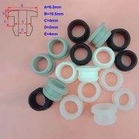 5-100 Buah 6.5Mm Karet Silikon Lubang Penutup Melalui Lubang ID 4Mm Plug Penutup Snap-On Gasket Grommet Kabel Kawat Melindungi Seal Stopper