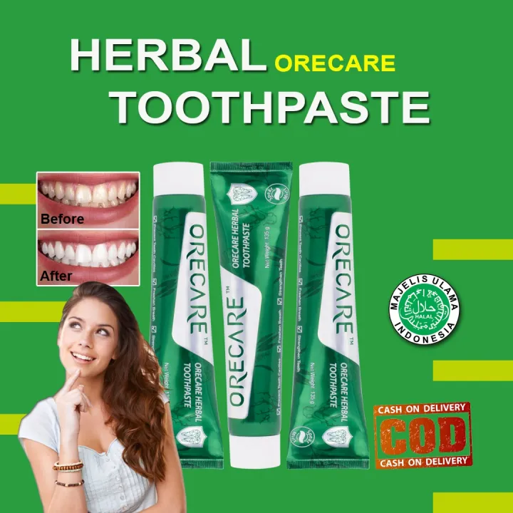 Orecare Herbal Toothpaste Original Pasta Gigi Odol Tooth Paste untuk