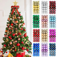 【 Yhdecor 】34ชิ้น/เซ็ต Big Christmas Ball ตกแต่งสำหรับ Home 2022 Xmas Party Decor Gold Christmas Tree Ball ชุดอุปกรณ์เสริมเครื่องประดับจี้ราคาถูก02