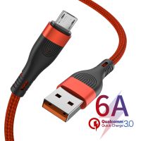 325วังฮีขายดี - /  KAIQISJ Micro USB Cable Fast Charging สำหรับ Redmi 7 7A Note 5โทรศัพท์มือถือ Microusb สาย USB สำหรับ Samsung S6 S7สาย Micro USB