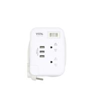 PLUG (ปลั๊กไฟ) VOX TRAVAL F5ST3-NO01-2134 1.0 METER (WHITE)