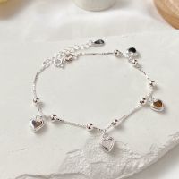 Yourdays/Silver bracelet with heart?/สร้อยข้อมือเงินแท้ห้อยตุ้งติ้งหัวใจ