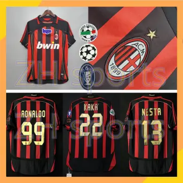 AC Milan Champions League 06/07 KAKA 22 Long Sleeve Retro Classic Jersey in  2023