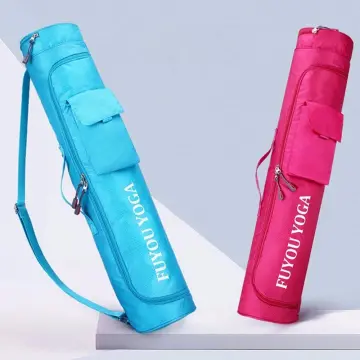 Waterproof Yoga Bag Multifunction Pocket Yoga Mat Bag Dance Mat Package  Sports Knapsack Fitness Backpack Mat Case (Black)