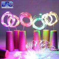 LED Wine Bottle Lights 2M 20LEDs Cork Shape Copper Wire Colorful Mini String Lights For Indoor Outdoor Wedding Christmass Lights