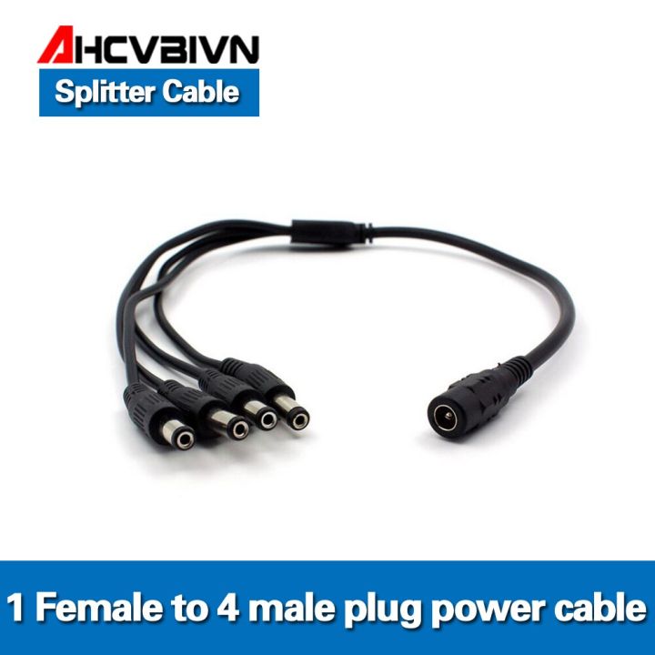 in-stock-yawowe-ahcvbivn-4-in-1-dc-power-splitter-cable-สำหรับกล้องวงจรปิด-power-adapters-1หญิง4ชาย-หญิง-connector-ขนาด2-1-5-5มม