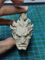 16 Scale Strongest Warrior Head Sculpt สำหรับ12นิ้ว Action Figure ตุ๊กตา Unpainted Head Sculpt No.296