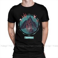 High Quality Men Arcane League Of Legends Black T-Shirt Mounn Of Madness Pure Cotton Shirt Tees Harajuku Tshirt