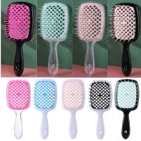 1pcs Wide Teeth Air Cushion Combs Women Scalp Massage Straight Comb Hair Brush Hollowing Out Home Salon DIY Hairdressing Tool