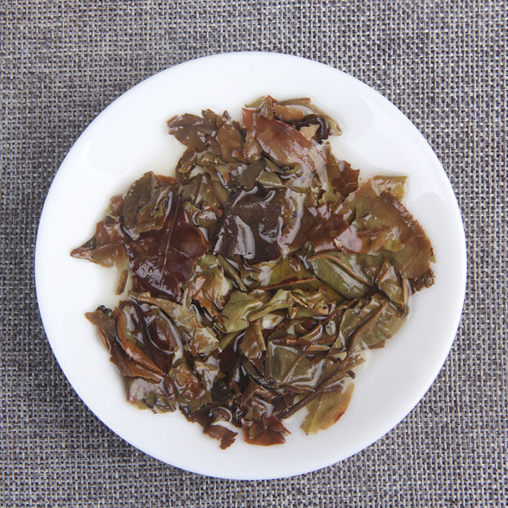 yunnan-อิฐชาขาวเก่า1000กรัมชาด้วยต้นไม้โบราณ-tea-ที่