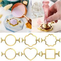 【hot】 Wax Molds Holder Metal Rings Scrapbook Envelope Card Decoration Shapes