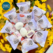 Thùng 1kg Bánh Mochi Sữa Nhân Kem Khoai Môn, Đậu Nành, Sầu Riêng, Đào